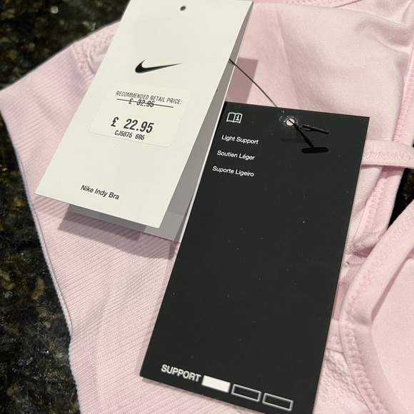 NWT NIKE Indy Sports Bra Size Small, Light Pink - Picture 6 of 6